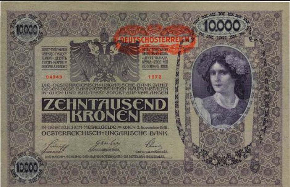 10.000 austrijskih kruna | Author: Wikipedia