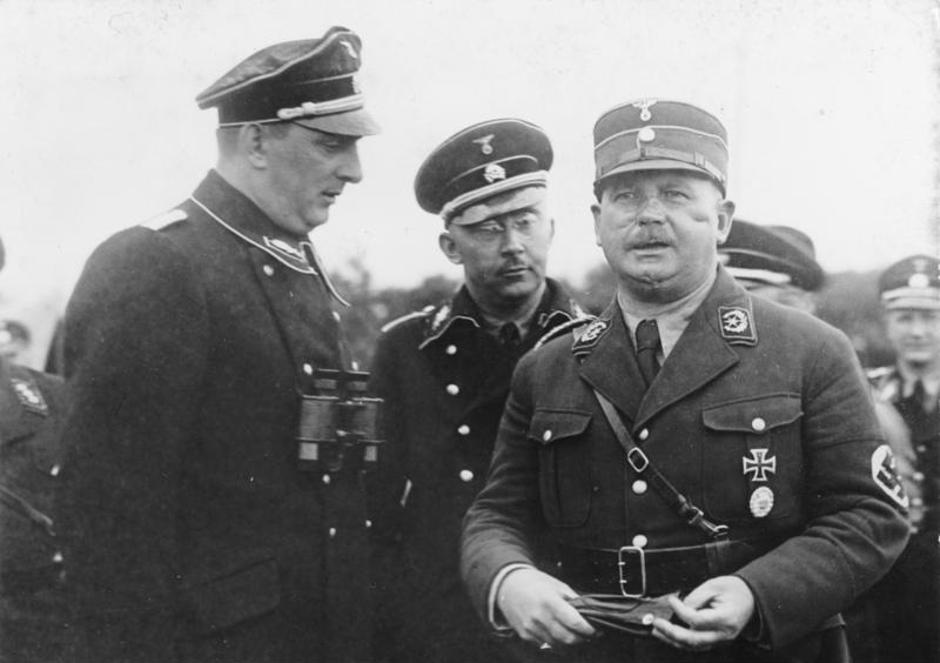 Kurt Daluege, Heinrich Himmler, Ernst Röhm | Author: Wikipedia/CC BY-SA 3.0 DE