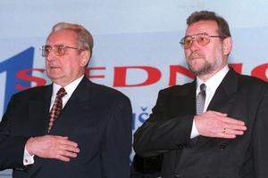 Franjo Tuđman i Vladimir Šeks
