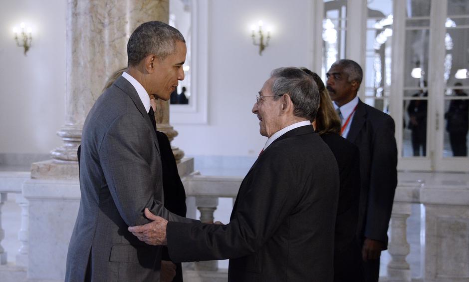 Barack Obama, Raul Castro - Havna 2016. | Author: Douliery Olivier/Press Association/PIXSELL