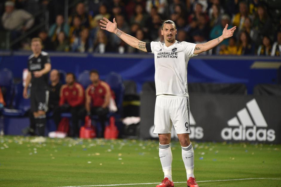 Zlatan Ibrahimović za vrijeme utakmice Los Angeles Galaxy | Author: Lionel Hahn/Press Association/PIXSELL