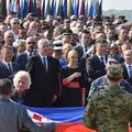 Državni vrh na porslavi 23.godišnjice Oluje na Kninskoj tvrđavi