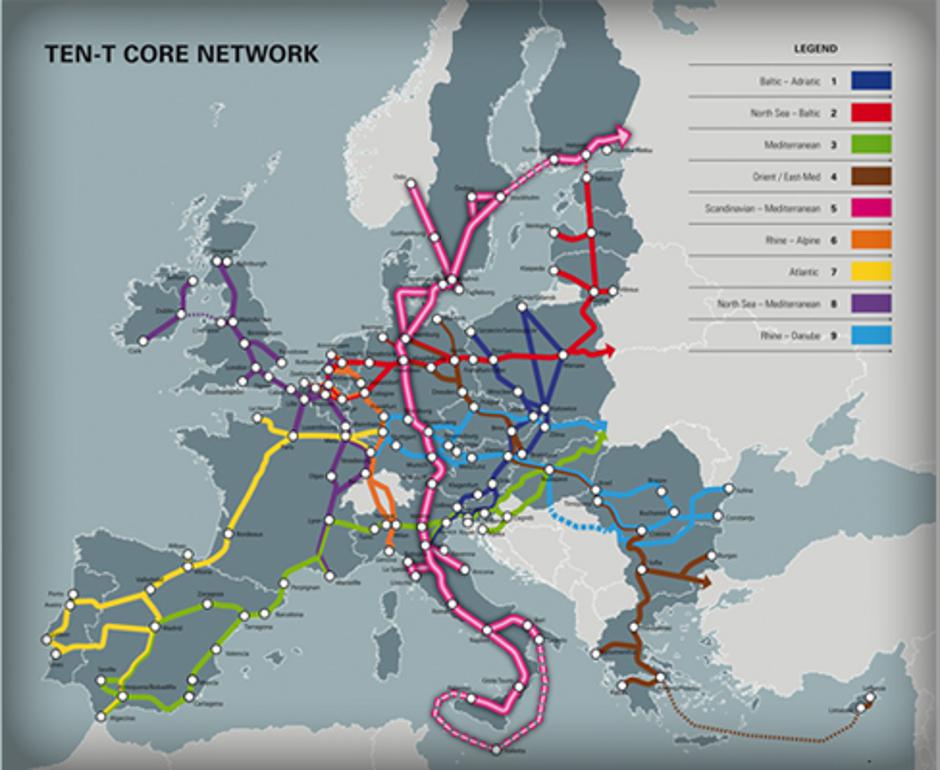 Plan prometne povezanosti Europe | Author: http://www.therobbinscompany.com/brenner-tunnel/