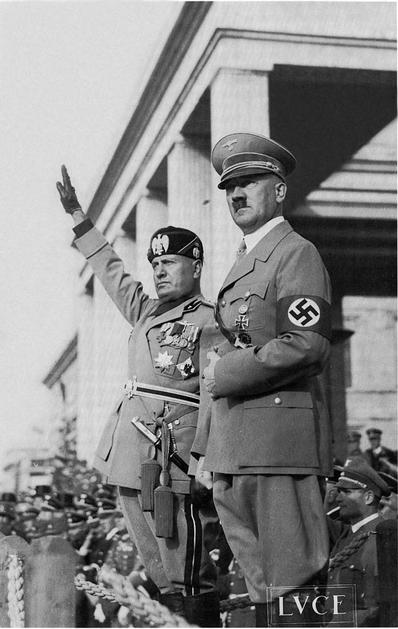 Hitler i Benito Mussolini