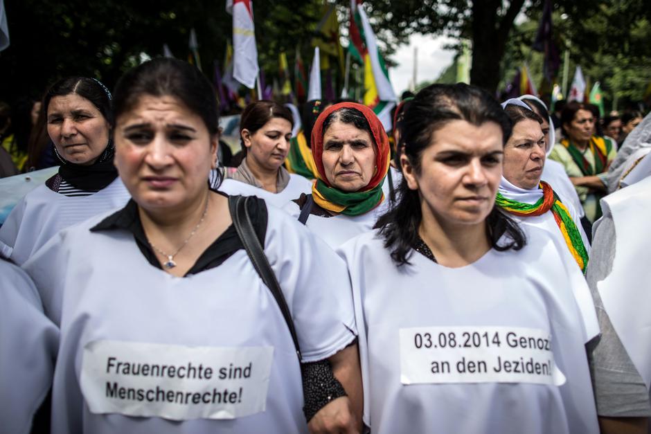 Prosvjedi u znak sjećanja na genocid Jezida | Author: MAJA HITIJ/DPA/PIXSELL