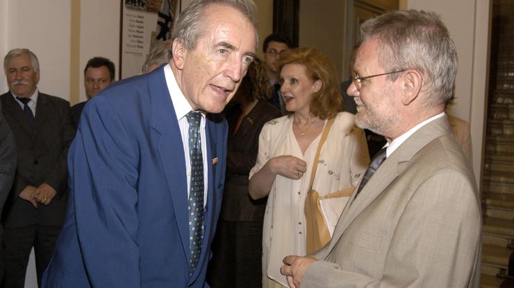 Alois Mock i tadašnji premijer Hrvatske Ivica Račan 2003.
