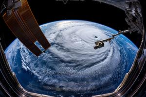 Uragan "Florence", pogled iz ISS-a