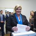 Kolinda Grabar Kitarović na glasanju