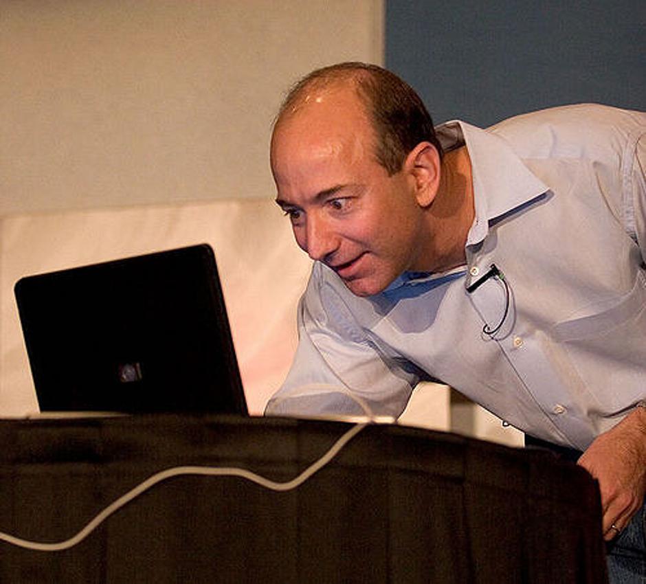 Jeff Bezos na predavanju | Author: Flickr