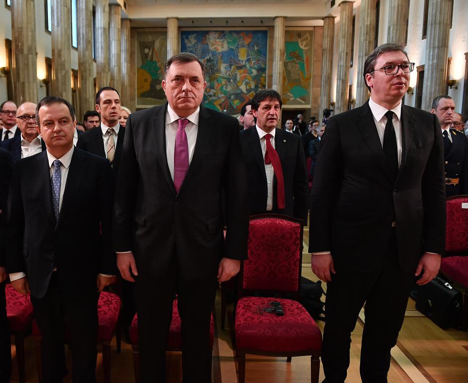 Milorad Dodik s Ivicom Dačićem i Aleksandrom Vučićem | Author: Srđan Ilić/PIXSELL