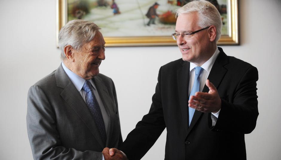 George Soros i Ivo Josipović | Author: Daniel Kasap (PIXSELL)