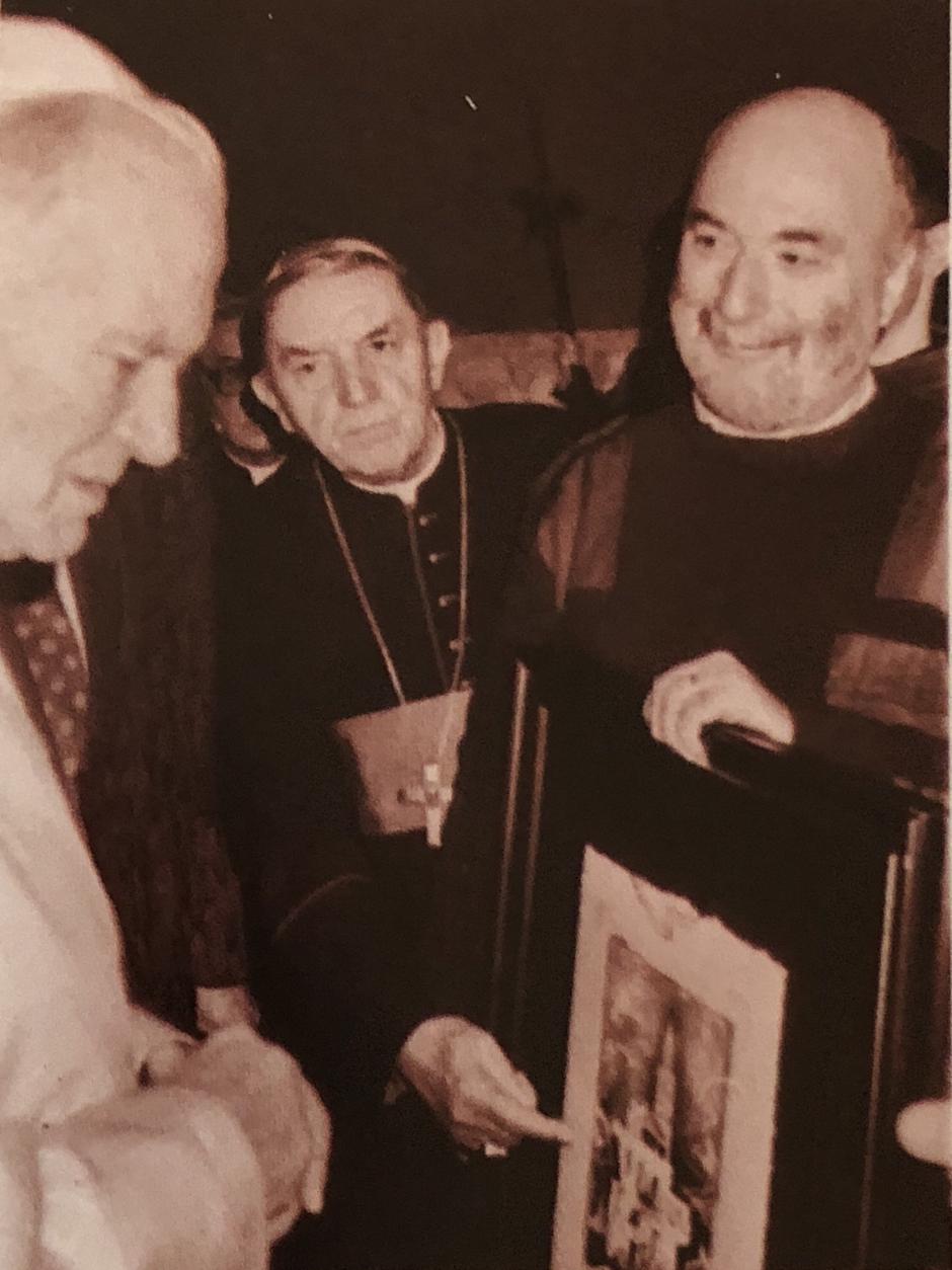Matko Trebotić kod pape Ivana Pavla II | Author: Privatna arhiva