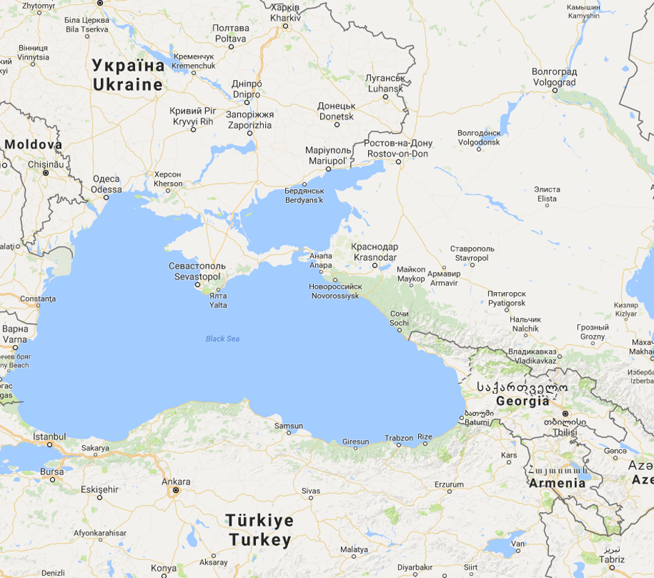 Krim na ukrajinskoj inačici Google Karti | Author: screenshot/maps.google.ua