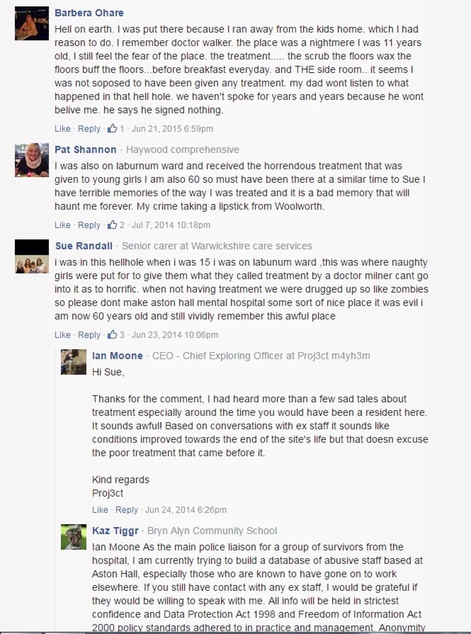 Komentari o zlostavljanju u Aston Hallu | Author: Facebook