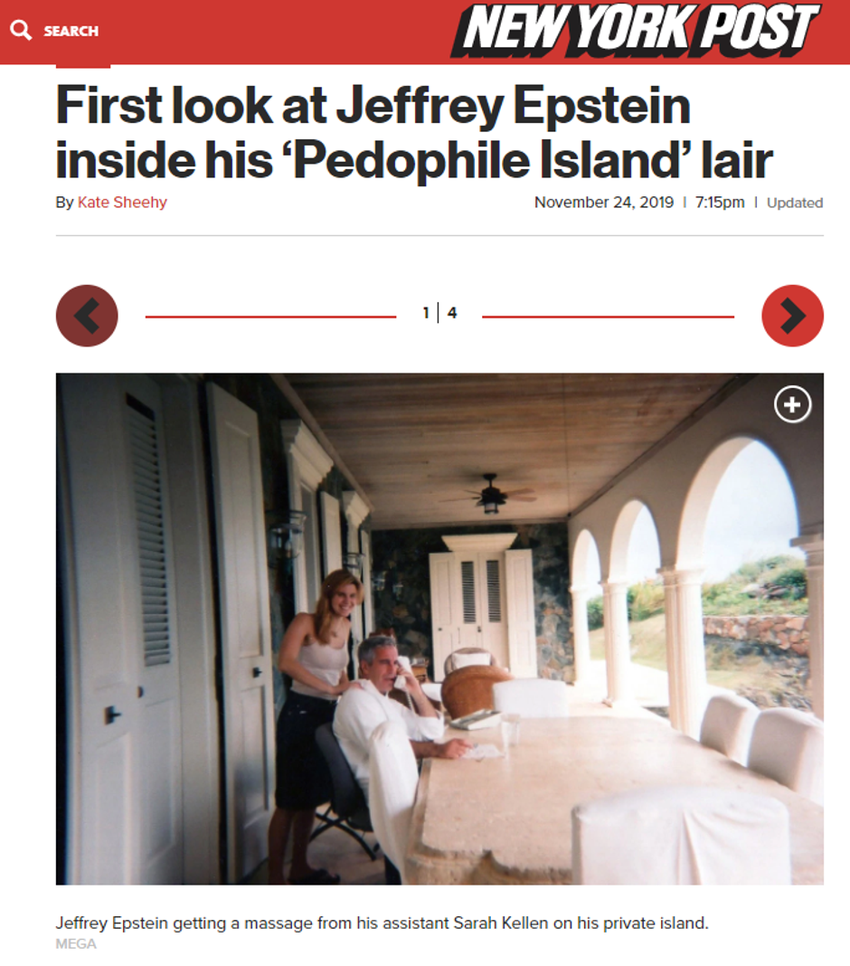 Jeffrey Epstein | Author: Screenshot/NY Post