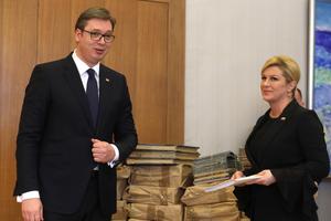 Aleksandar Vučić predao je hrvatskoj predsjednici dokumentaciju