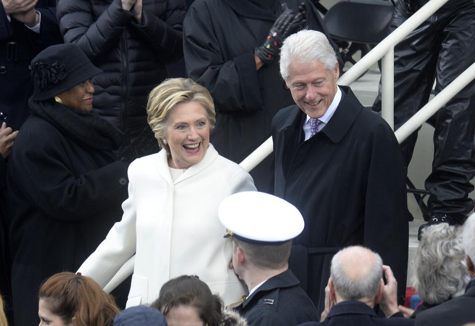 Hillary Clinton na inauguraciji Donalda Trumpa | Author: Douliery Olivier/Press Association/PIXSELL