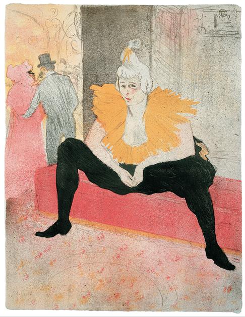 Henri de Toulouse-Lautrec Klaunica sjedi